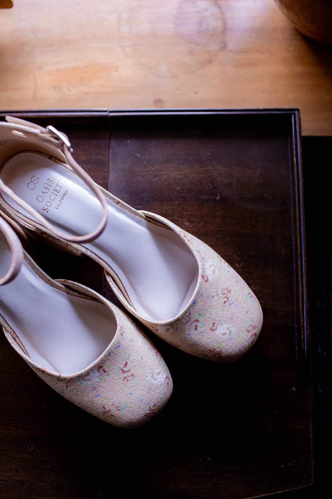 Oslo Floral Heel
