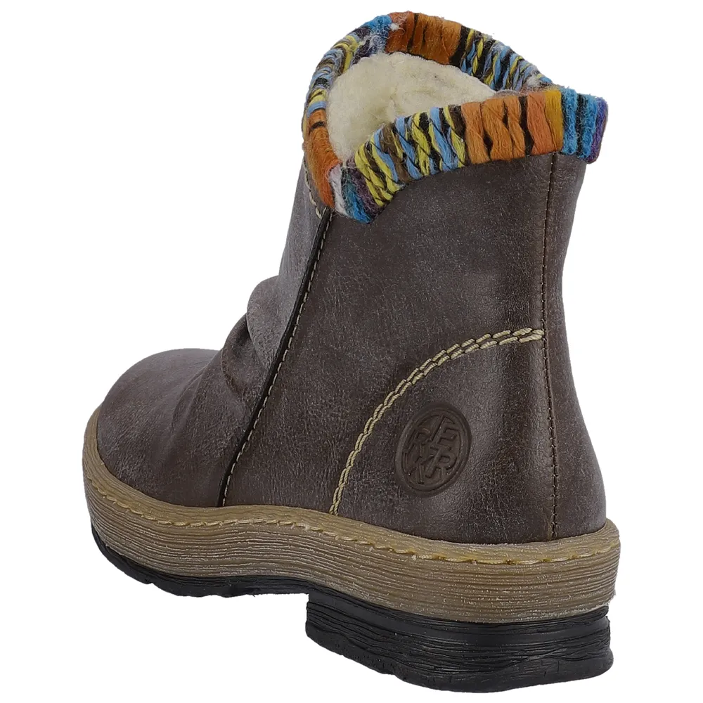 Rieker Z6755 Felicitas Basalt Ankle Boot (Women's)