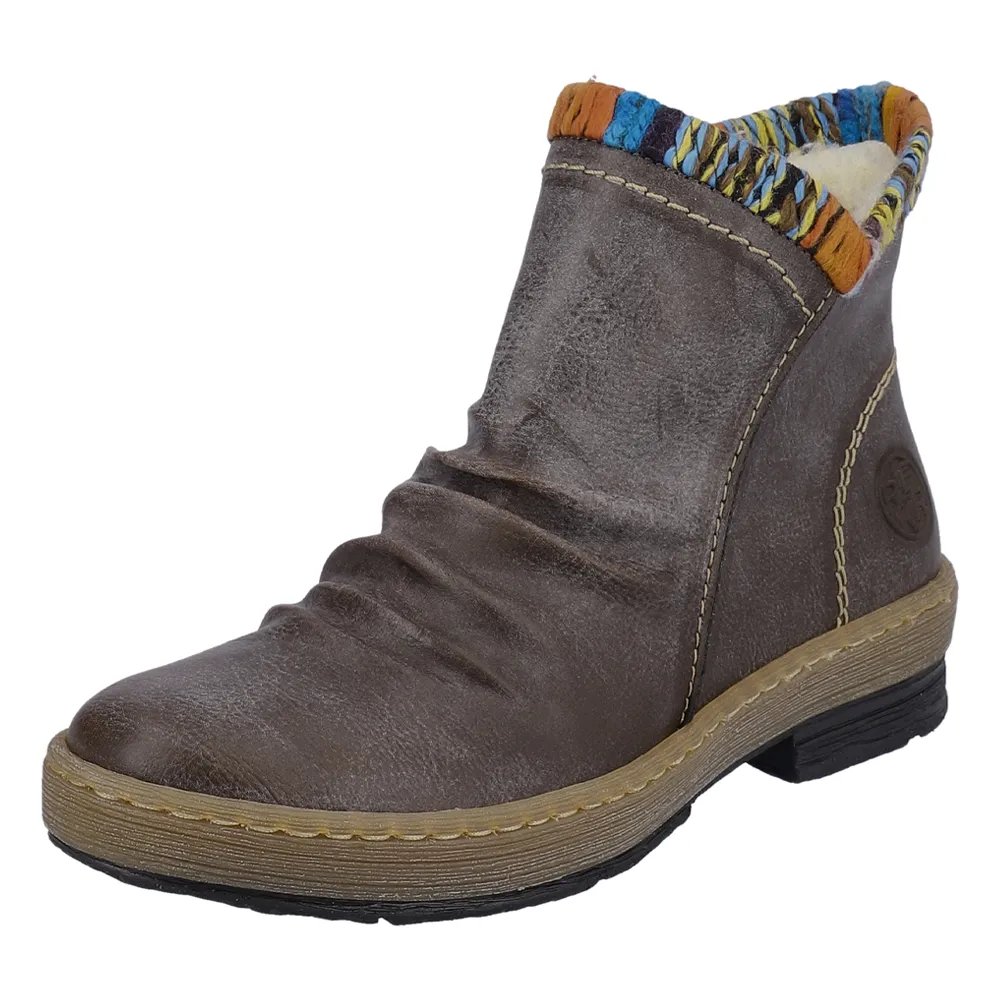 Rieker Z6755 Felicitas Basalt Ankle Boot (Women's)