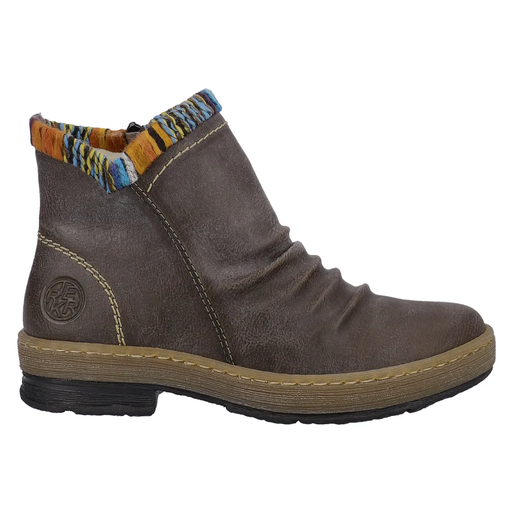 Rieker Z6755 Felicitas Basalt Ankle Boot (Women's)