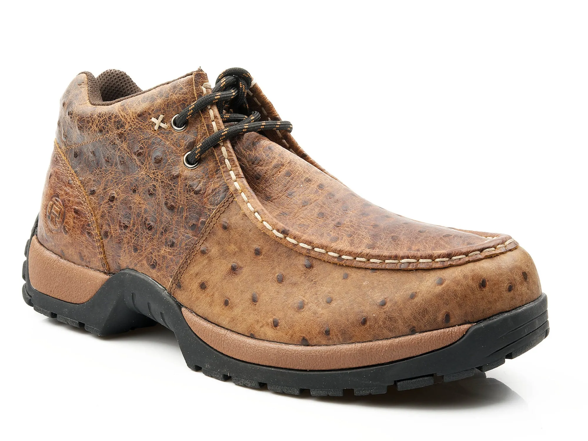 Roper Mens Stirrup Tan Leather Chukka Boots