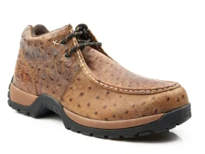 Roper Mens Stirrup Tan Leather Chukka Boots