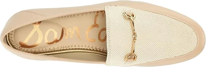 Sam Edelman Loraine Sandshell Leather Almond Toe Slip On Classic Wide Loafers