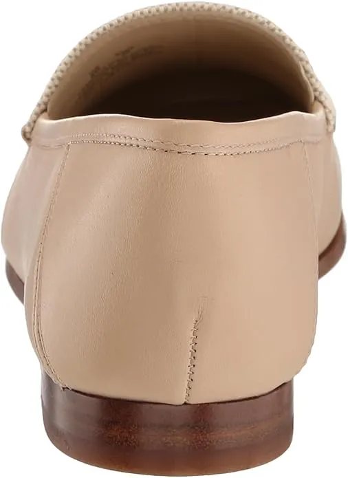 Sam Edelman Loraine Sandshell Leather Almond Toe Slip On Classic Wide Loafers