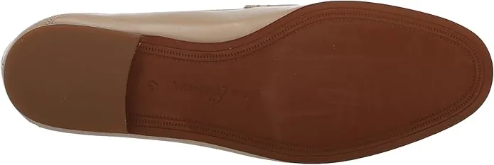 Sam Edelman Loraine Sandshell Leather Almond Toe Slip On Classic Wide Loafers