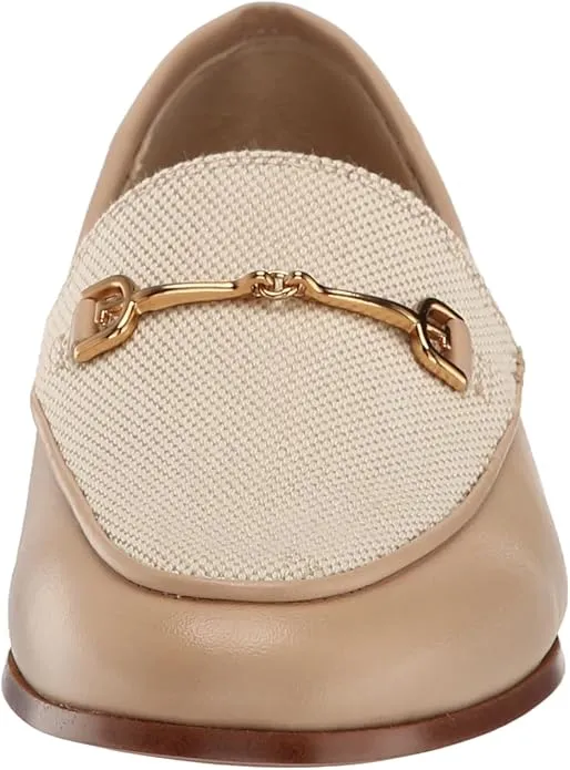 Sam Edelman Loraine Sandshell Leather Almond Toe Slip On Classic Wide Loafers