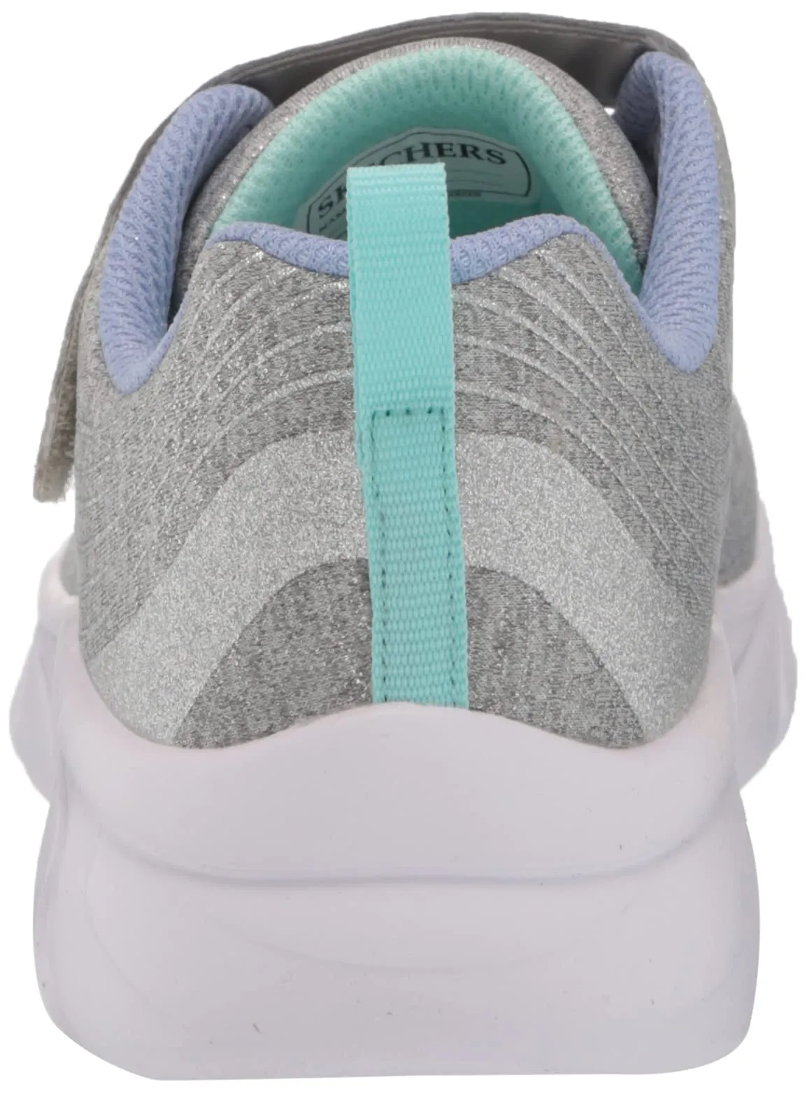Skechers Unisex-Child Infinte Light Grey Fashion Sticky Strap Casual Sneakers