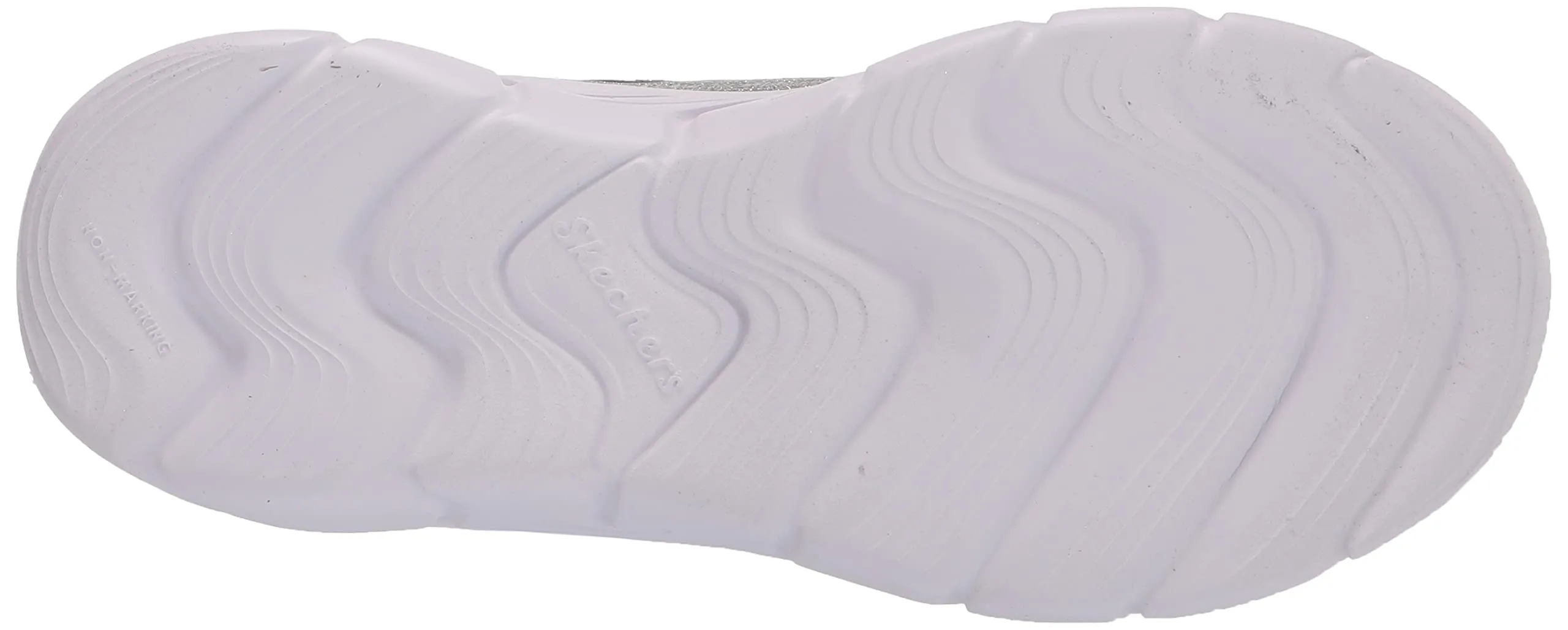 Skechers Unisex-Child Infinte Light Grey Fashion Sticky Strap Casual Sneakers