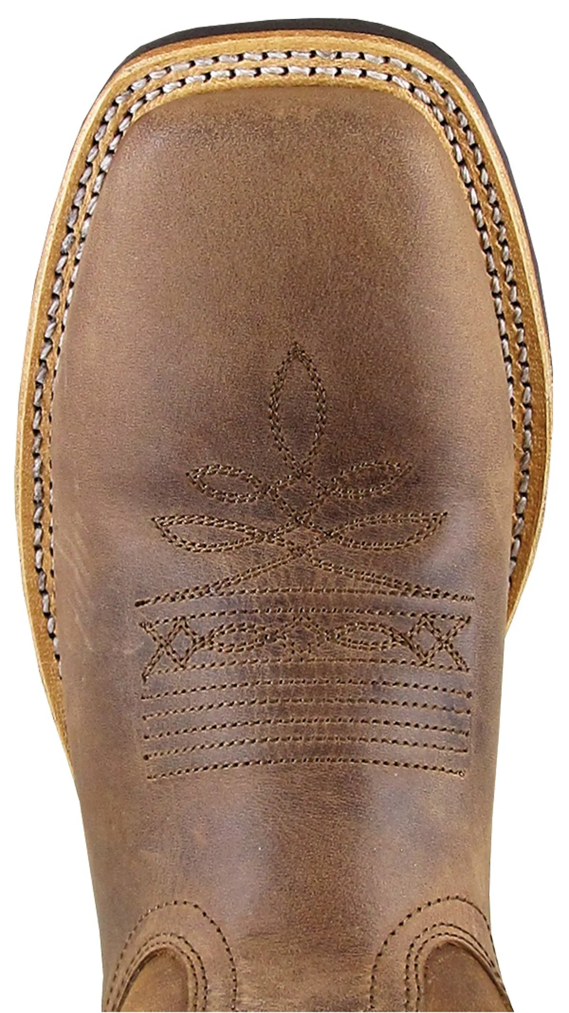 Smoky Mountain Mens Timber Brown Leather Cowboy Boots 9.5 EE