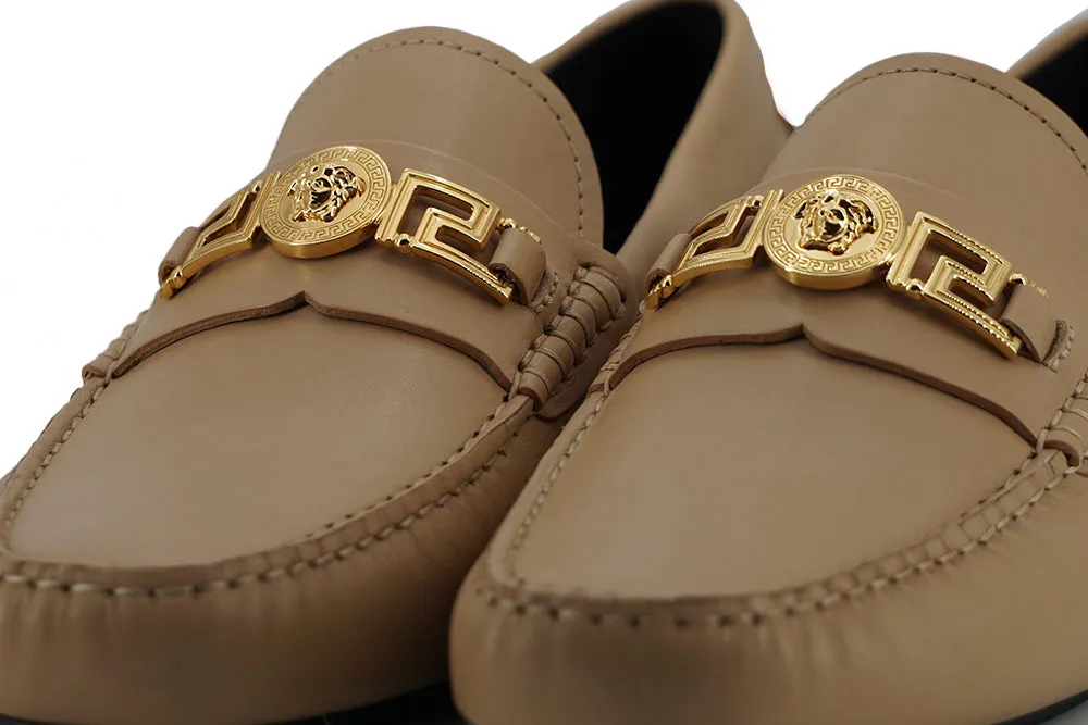 Versace Beige Læder Sko