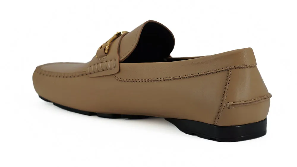 Versace Beige Læder Sko