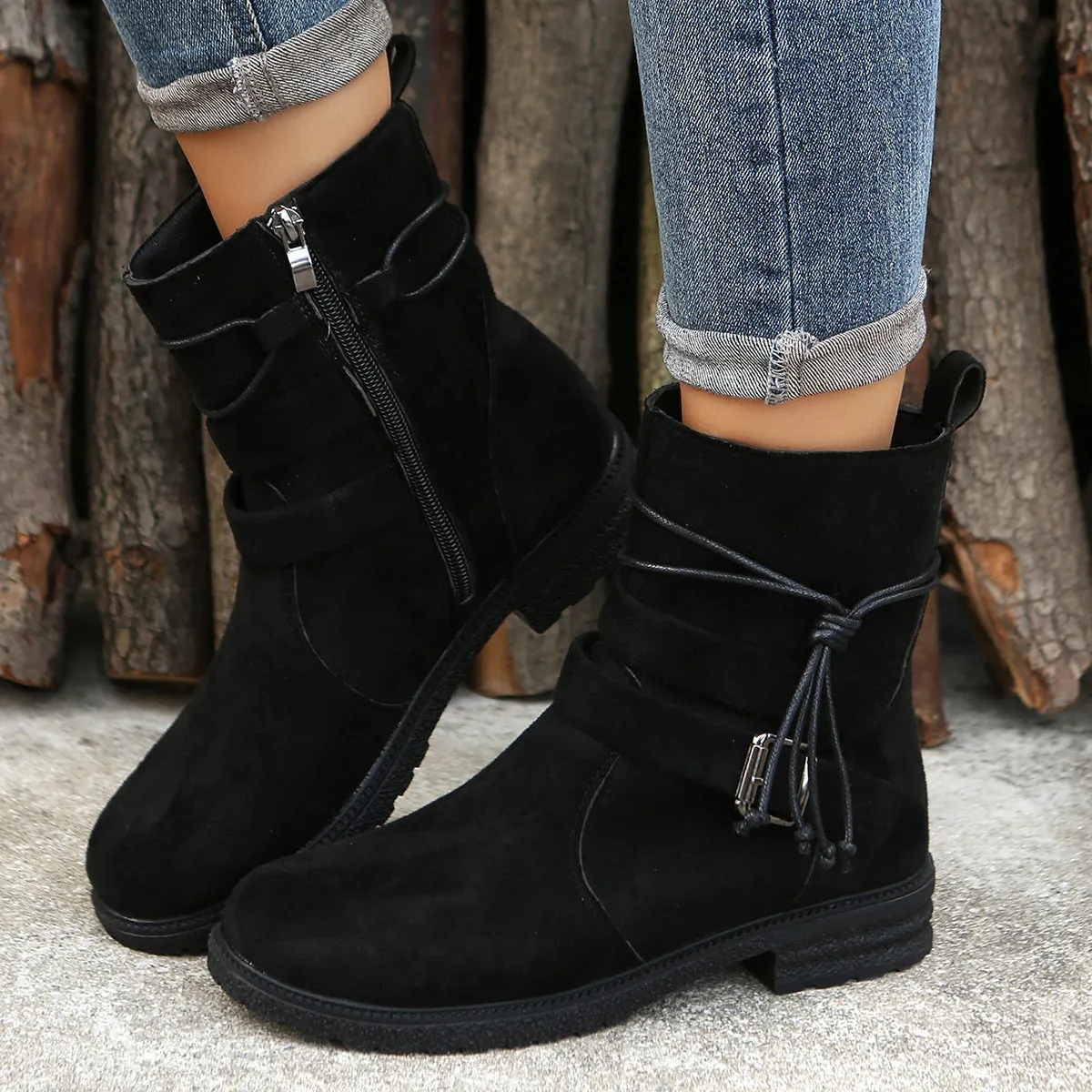 Warm Casual Low Boots For Women