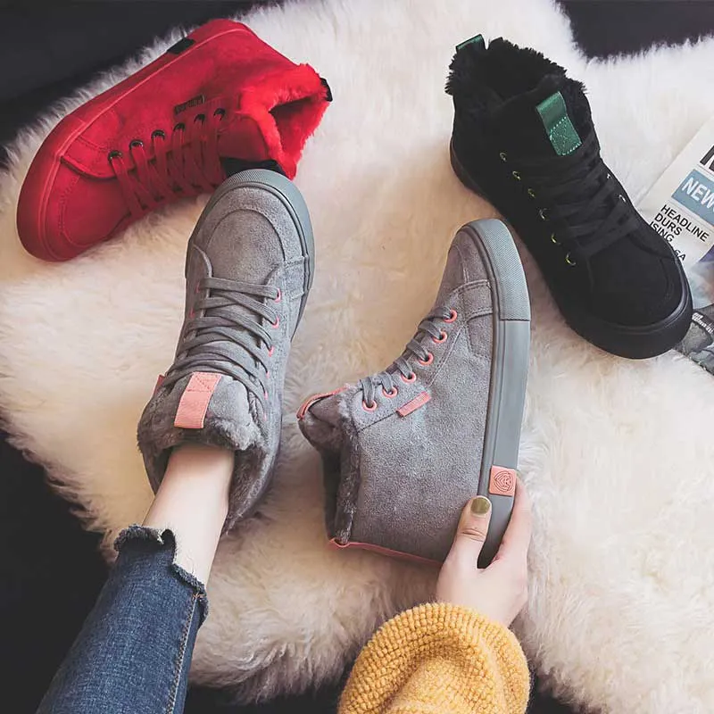 Winter High-Top Canvas Warm All-Match Women's Boots