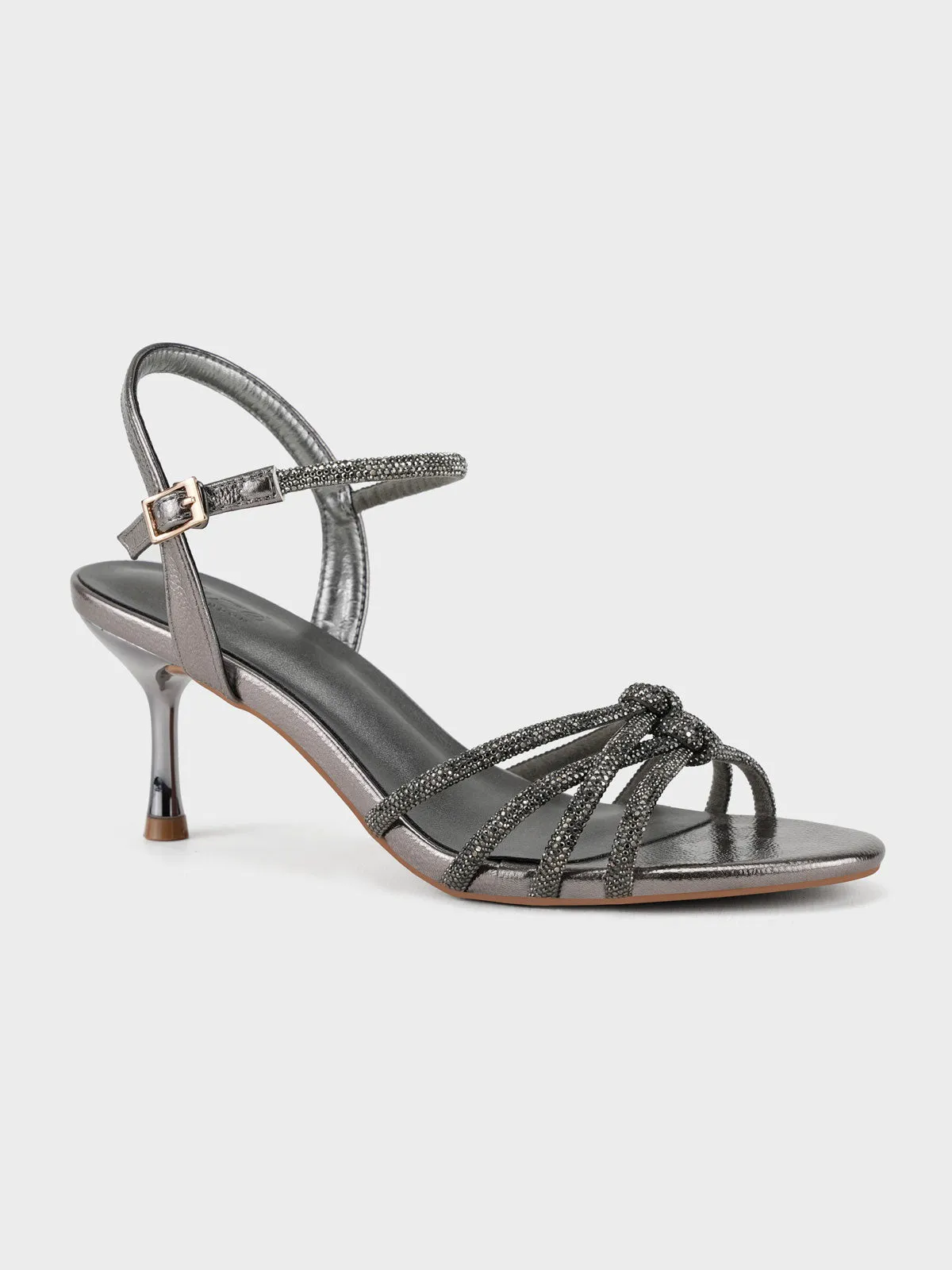 Women "CIRILA" Shimmery Backstrap Sandals