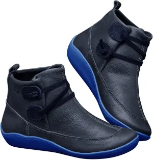 Work Boots for Women Ankle Leather Booties for Women 2024 Booties for Women Comfy Womens Bootie Round Toe Round Toe Low Heel Low Heel Comfortable Pointed Toe